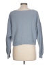 LC Lauren Conrad 100% Polyester Solid Blue Pullover Sweater Size L - photo 2