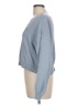 LC Lauren Conrad 100% Polyester Solid Blue Pullover Sweater Size L - photo 5