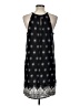 Mudd 100% Rayon Paisley Black Casual Dress Size L - photo 2