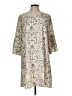Shein 100% Polyester Paisley Ivory Casual Dress Size L - photo 1