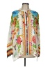 Johnny Was Floral Ivory Long Sleeve Blouse Size L - photo 1