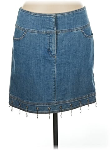 Escada Denim Skirt (view 1)