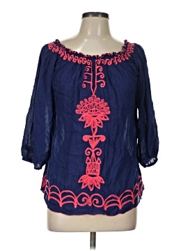 Poupette St. Barth 3/4 Sleeve Blouse