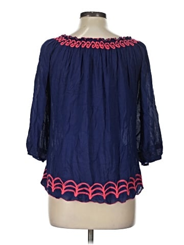 Poupette St. Barth 3/4 Sleeve Blouse (view 2)