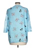 Misslook Blue 3/4 Sleeve Blouse Size L (estimated) - photo 2