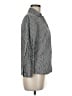 Harve Benard Stripes Gray Long Sleeve Blouse Size M - photo 4