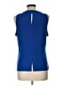 Chaus Blue Sleeveless Blouse Size L - photo 2