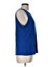 Chaus Blue Sleeveless Blouse Size L - photo 4