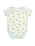 Spasilk Print Ivory Short Sleeve Onesie 3-6 MO / 6 MO - photo 1
