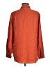Talbots 100% Tencel Solid Orange Long Sleeve Button-Down Shirt Size 8 - photo 2