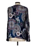 Energie Paisley Blue Long Sleeve Blouse Size L - photo 2