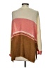 Easel Color Block Orange Pullover Sweater Size S - photo 2