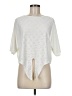 Caution to the Wind Ivory Short Sleeve Top Size M (estimated) - photo 1