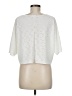 Caution to the Wind Ivory Short Sleeve Top Size M (estimated) - photo 2