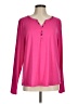 Any Body Pink Long Sleeve Henley Size M (tall) - photo 1