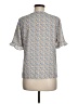 CeCe Blue Short Sleeve Henley Size M - photo 2