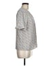 CeCe Blue Short Sleeve Henley Size M - photo 4