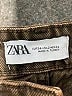 Zara Solid Brown Denim Shorts Size 2 - photo 3