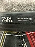 Zara Plaid Black Casual Pants Size L - photo 7