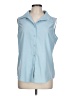Zeagoo Blue Sleeveless Blouse Size L - photo 1