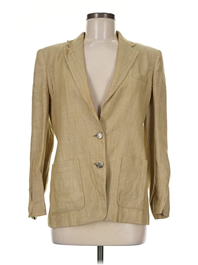 Pre-owned Polo Ralph Lauren Blazer Jacket In Tan