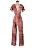 Sea Lustre 100% Rayon Red Jumpsuit Size S - photo 1