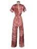 Sea Lustre 100% Rayon Red Jumpsuit Size S - photo 2