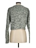 LA Hearts Metallic Silver Green Pullover Sweater Size M - photo 2