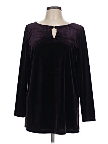 Susan Graver Long Sleeve Blouse (view 1)