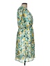 Floyd 100% Polyester Print Teal Casual Dress Size L - photo 4