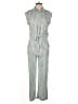 Amuse Society Checkered-gingham Green Jumpsuit Size XS - photo 1
