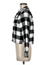 colsie Checkered-gingham Black Long Sleeve Button-Down Shirt Size M - photo 5