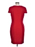 Assorted Brands Solid Red Casual Dress Size L - photo 2
