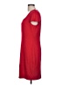 Assorted Brands Solid Red Casual Dress Size L - photo 5