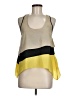 Pure Sugar 100% Polyester Yellow Sleeveless Blouse Size M - photo 1