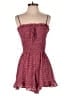 Trixxi 100% Polyester Hearts Burgundy Romper Size S - photo 1