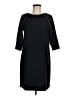 Ann Taylor LOFT Solid Black Casual Dress Size 6 - photo 1