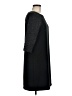Ann Taylor LOFT Solid Black Casual Dress Size 6 - photo 4