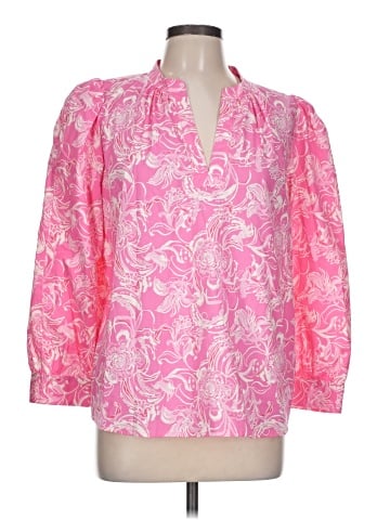 goop x Lilly Pulitzer Long Sleeve Blouse (view 1)