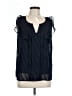 NANETTE Nanette Lepore 100% Polyester Blue Sleeveless Blouse Size L - photo 1