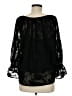French Connection 100% Polyester Black 3/4 Sleeve Blouse Size M - photo 2