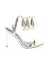 Steve Madden Metallic Silver Sandals Size 8 - photo 1