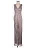 City Triangles Metallic Silver Jumpsuit Size 3 - photo 1