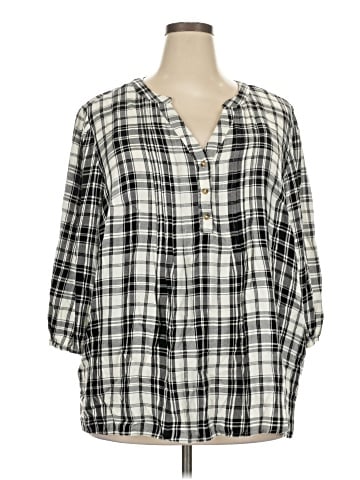 Croft & Barrow 3/4 Sleeve Blouse (view 1)