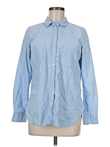 H&M L.O.G.G. Long Sleeve Button-Down Shirt (view 1)