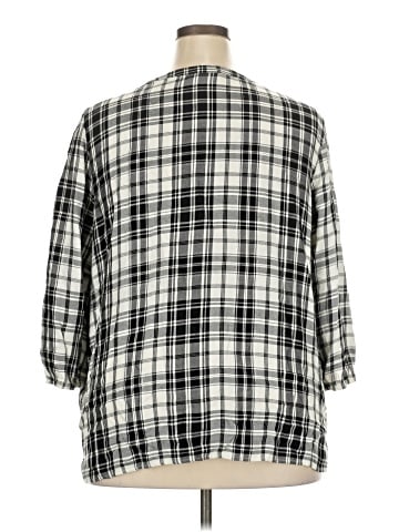 Croft & Barrow 3/4 Sleeve Blouse (view 2)