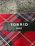Torrid Plaid Red Casual Pants Size 2X Plus (2) - photo 4