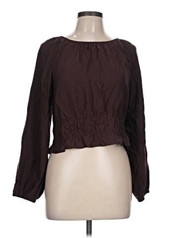 Madewell Twill Tie-Back Cutout Top (view 1)
