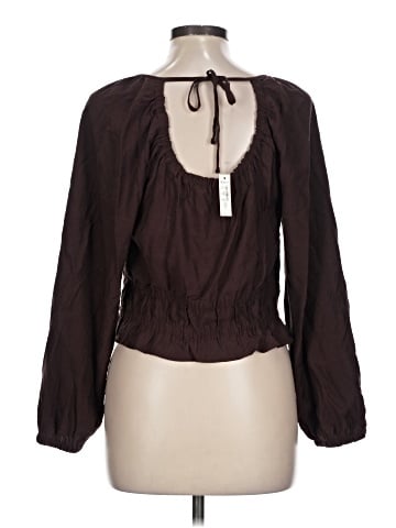 Madewell Twill Tie-Back Cutout Top (view 2)