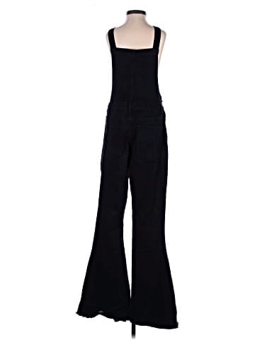 Pink Lily Overalls - back